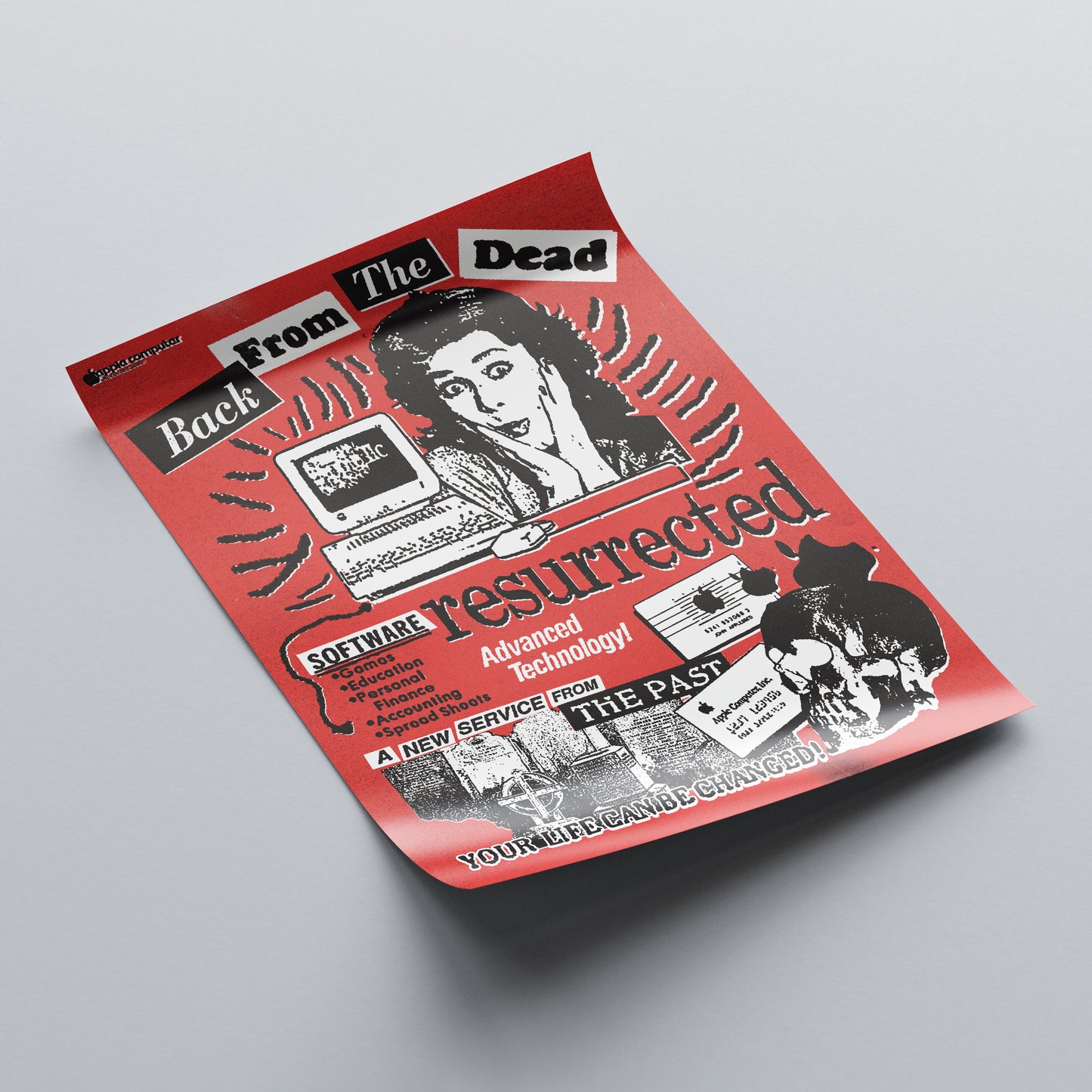 artistic posters and print design from another department