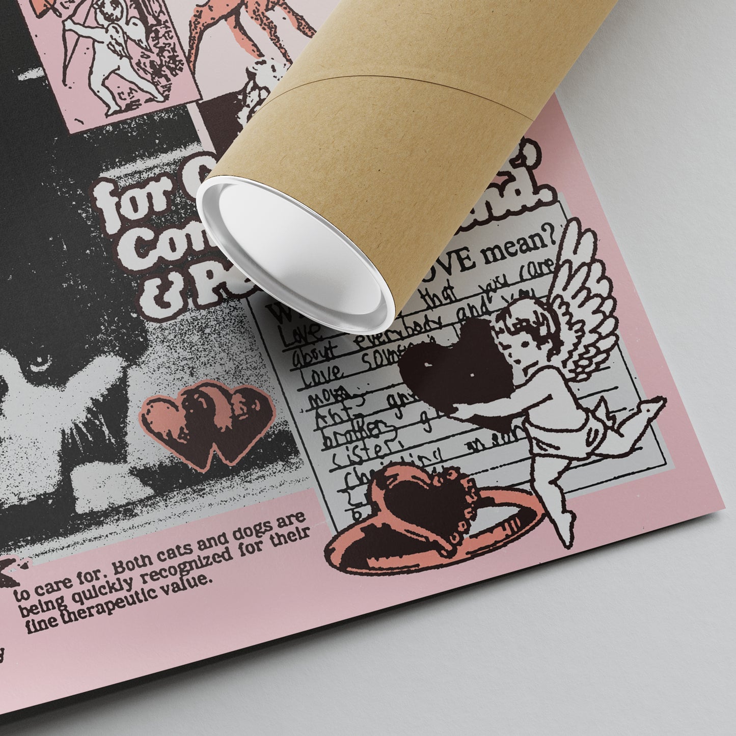 Artistic posters and print design from another department