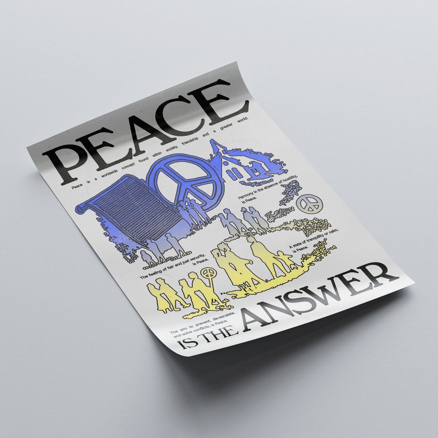 Artistic posters and print design from Another Department