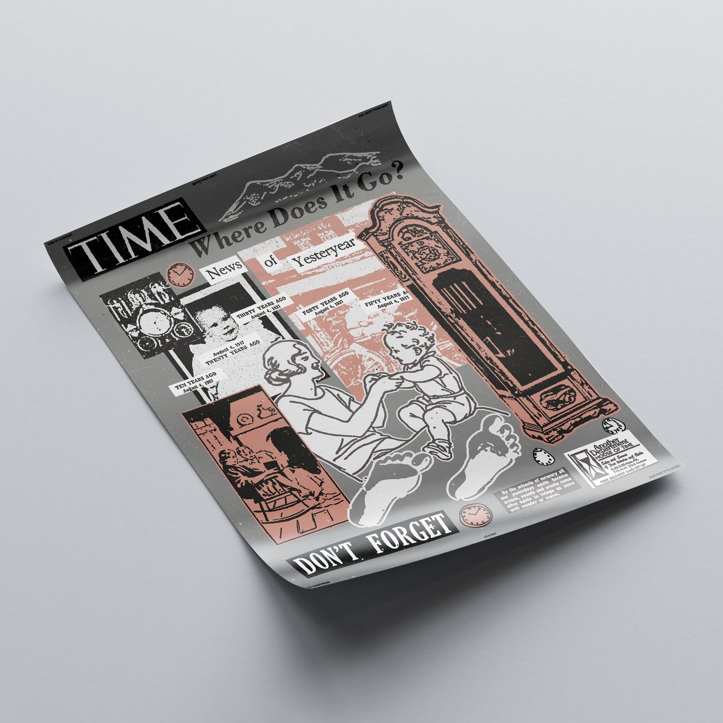 Artistic posters and print design from Another Department