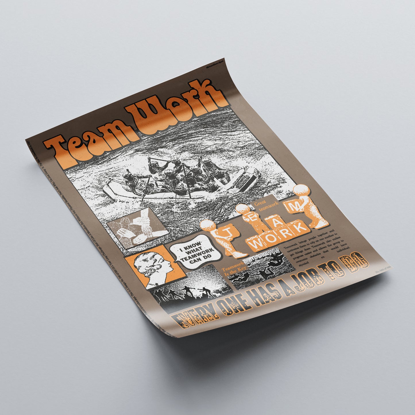 Artistic posters and print design from Another Department