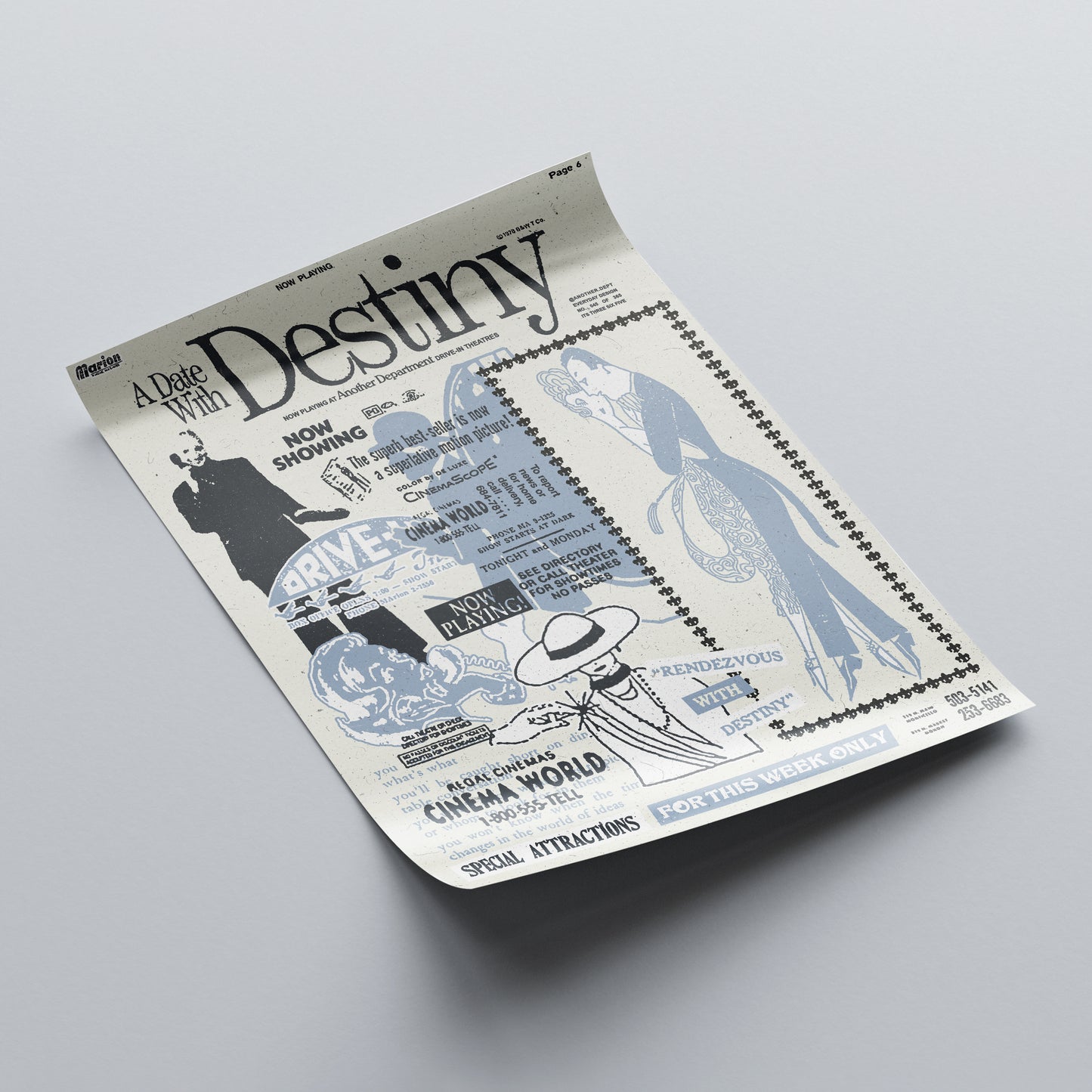 Artistic posters and print design from Another Department