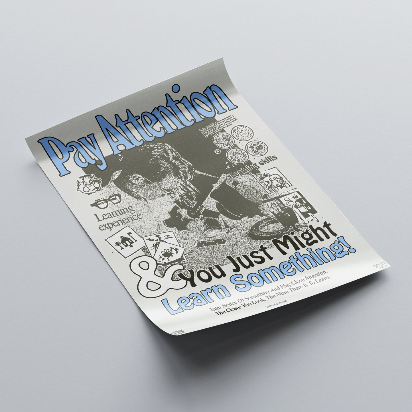 Artistic posters and print design from Another Department