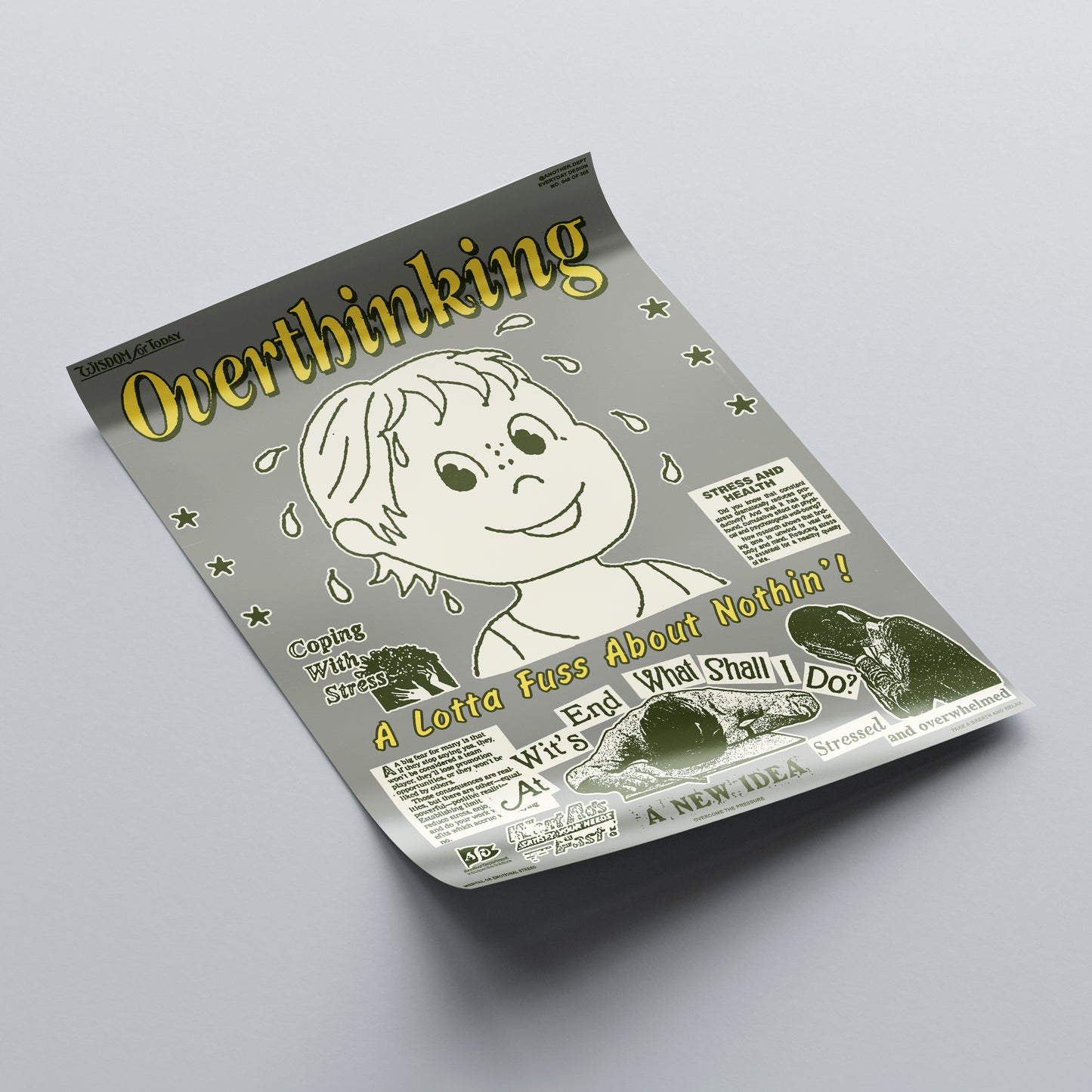 Artistic posters and print design from Another Department