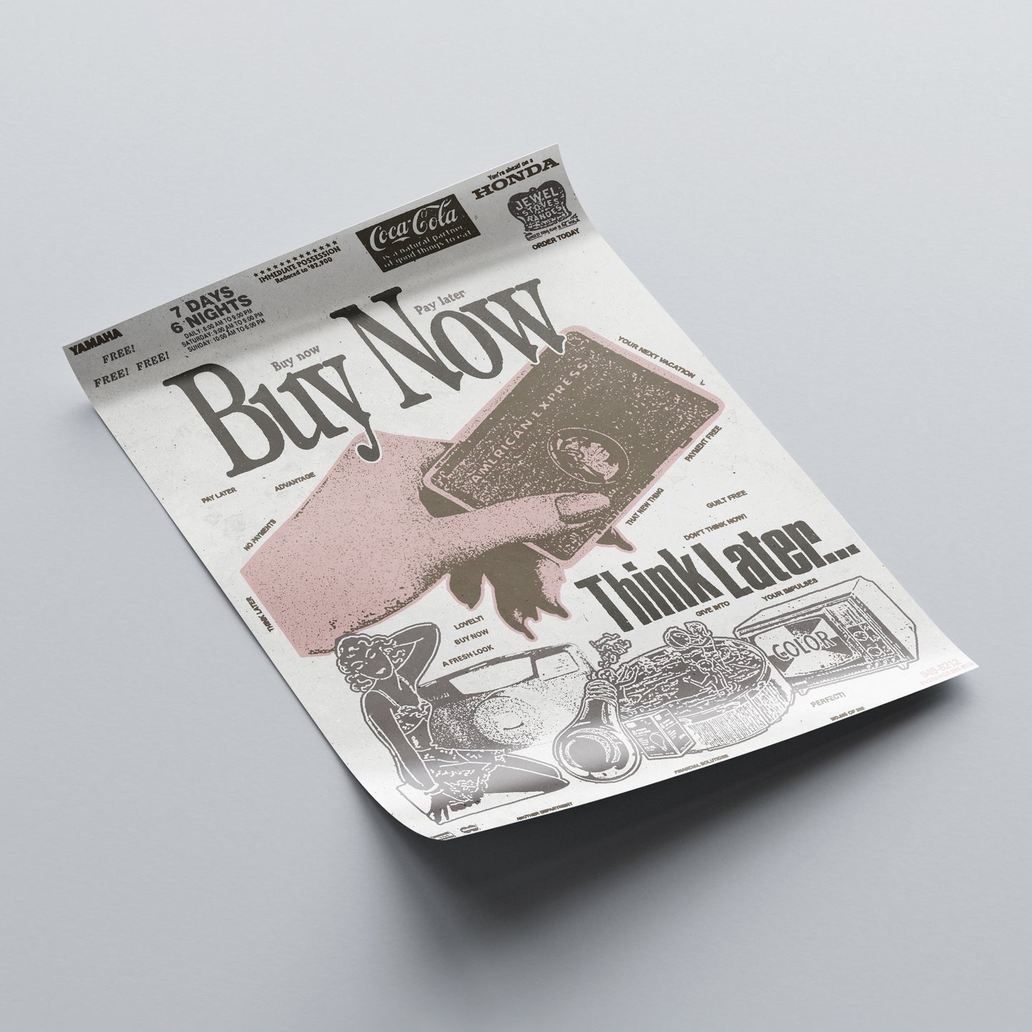 Artistic posters and print design from Another Department