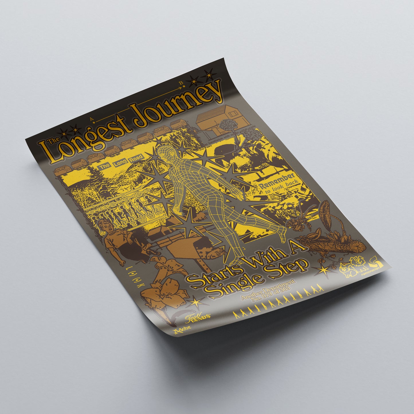 Artistic posters and print design from Another Department