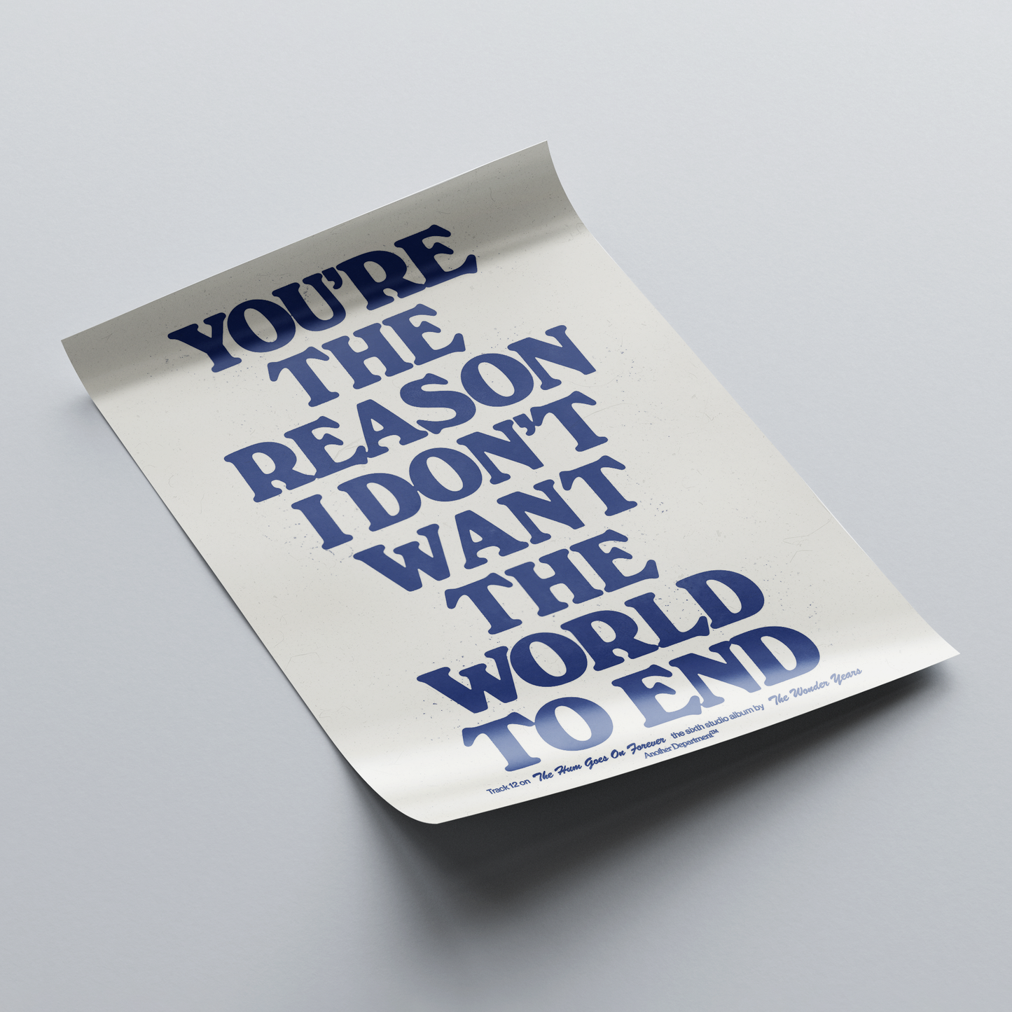 196 - You're the Reason I Don't Want the World to End