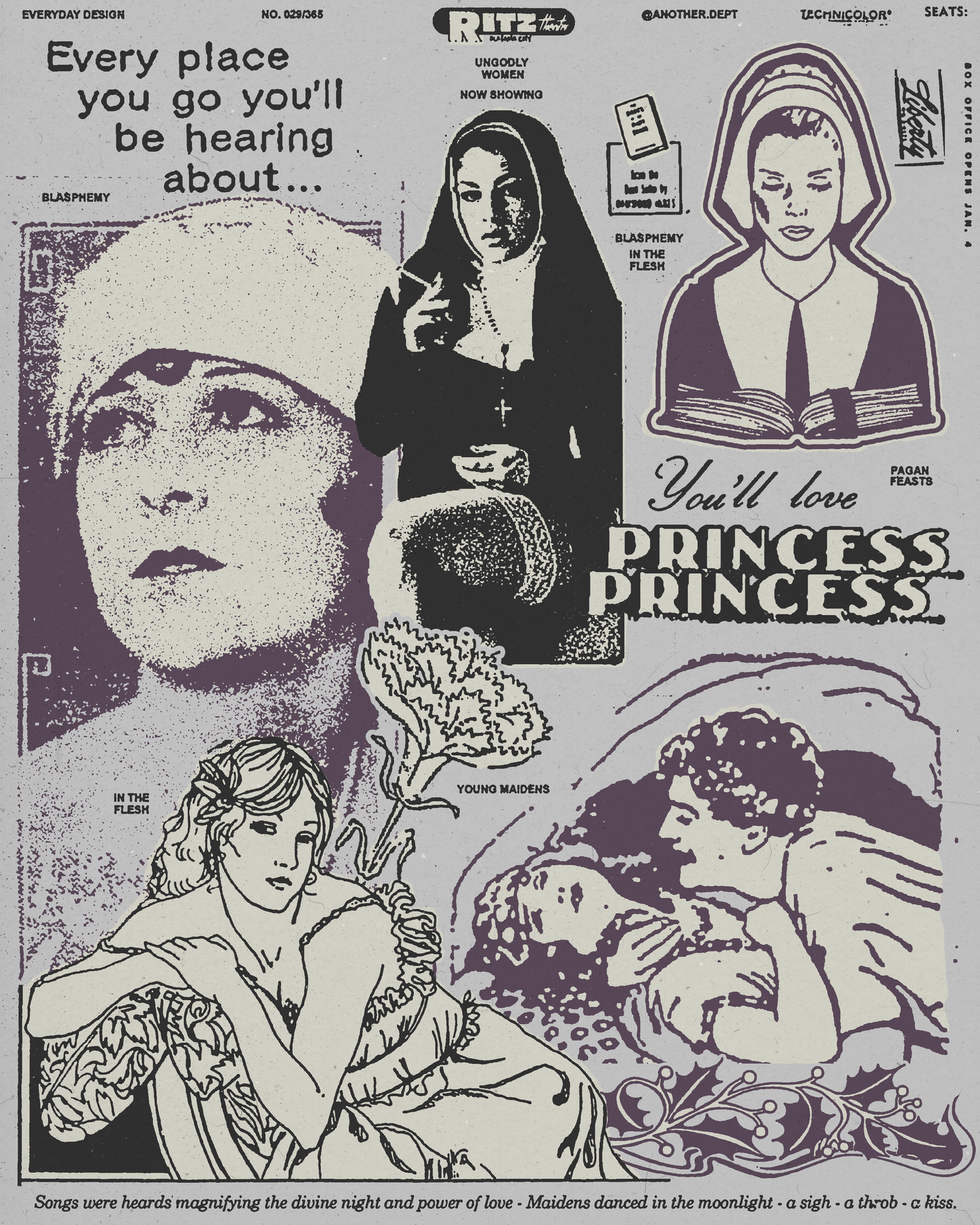Artistic posters and print design from Another Department