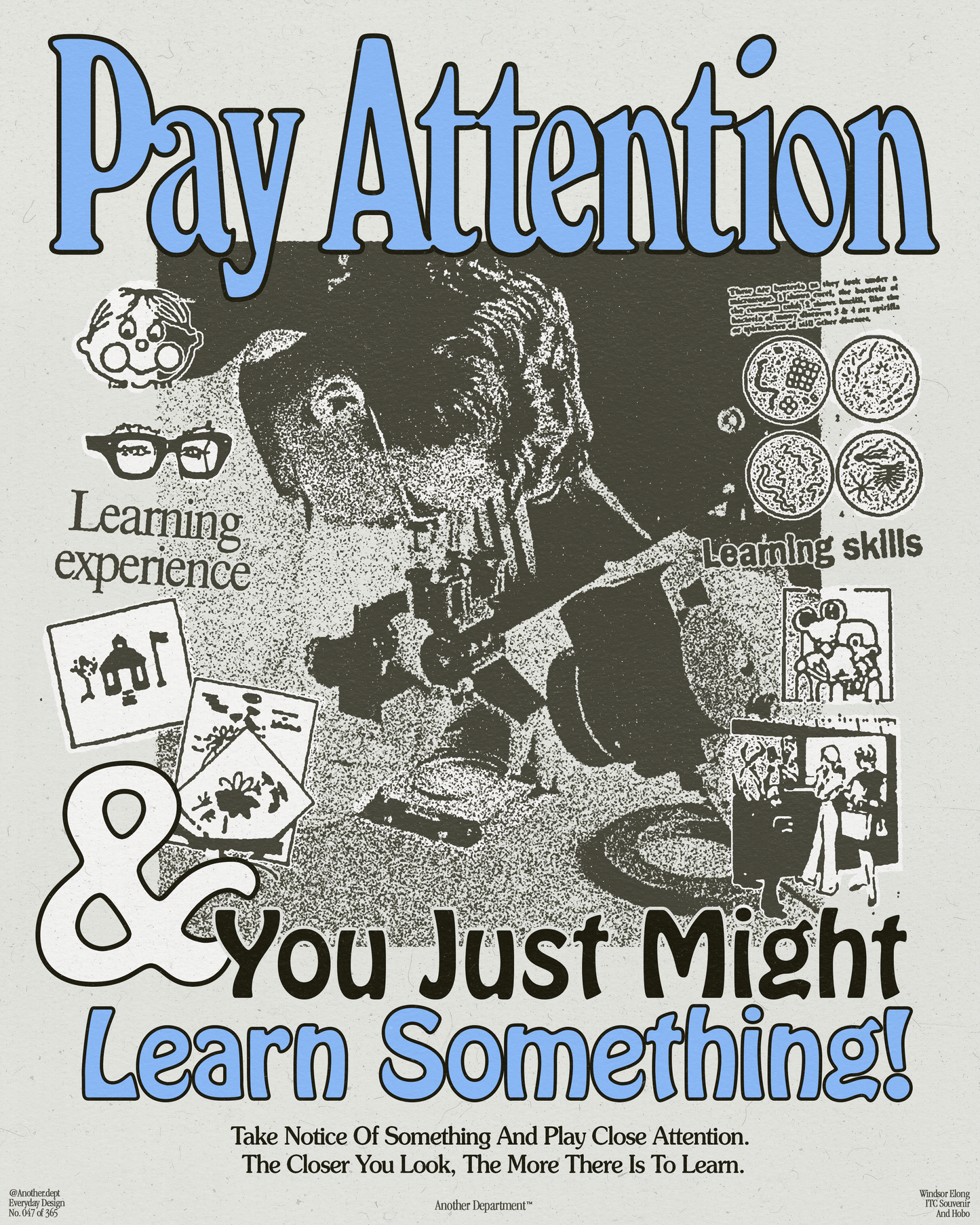 Artistic posters and print design from Another Department