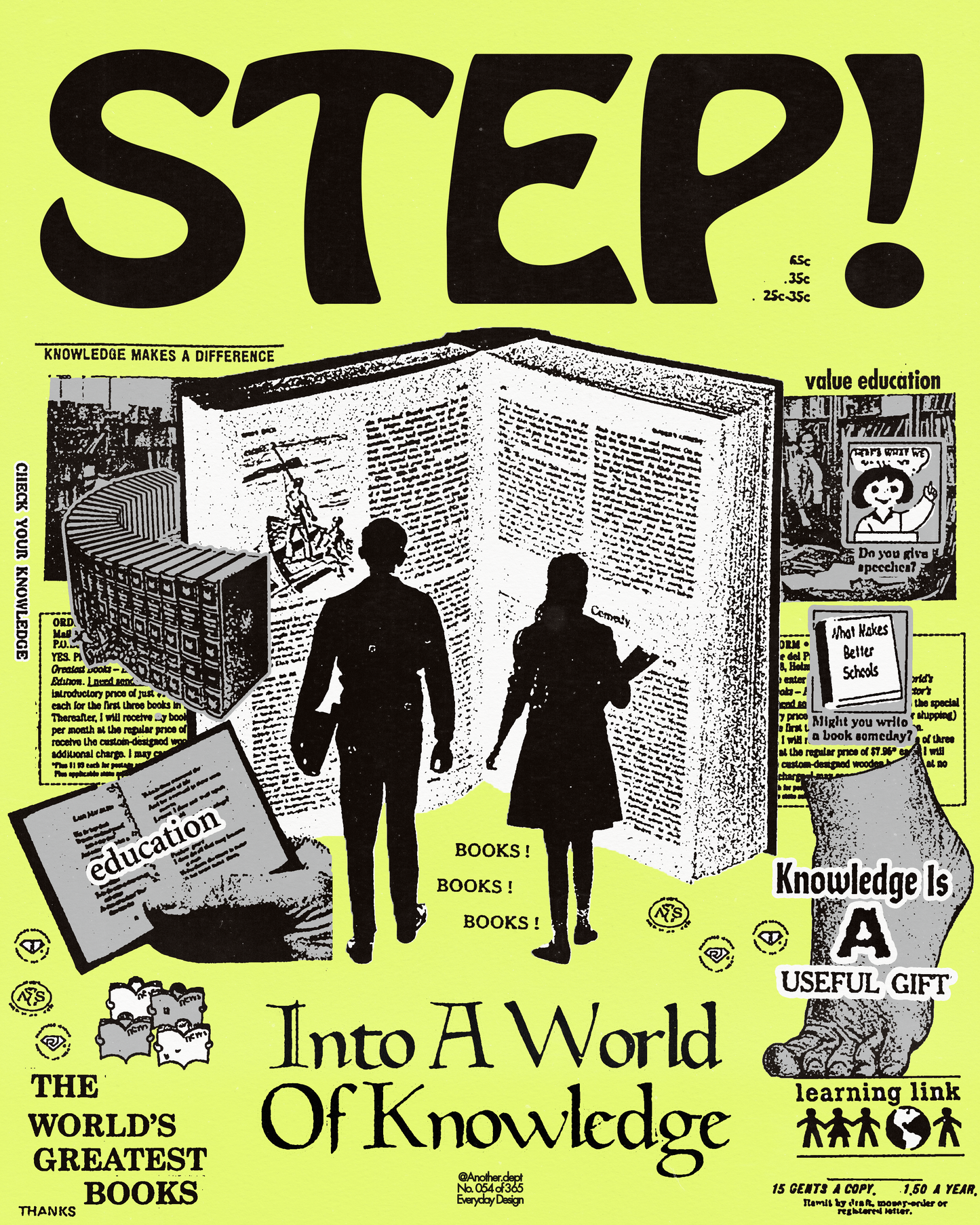 Artistic posters and print design from Another Department