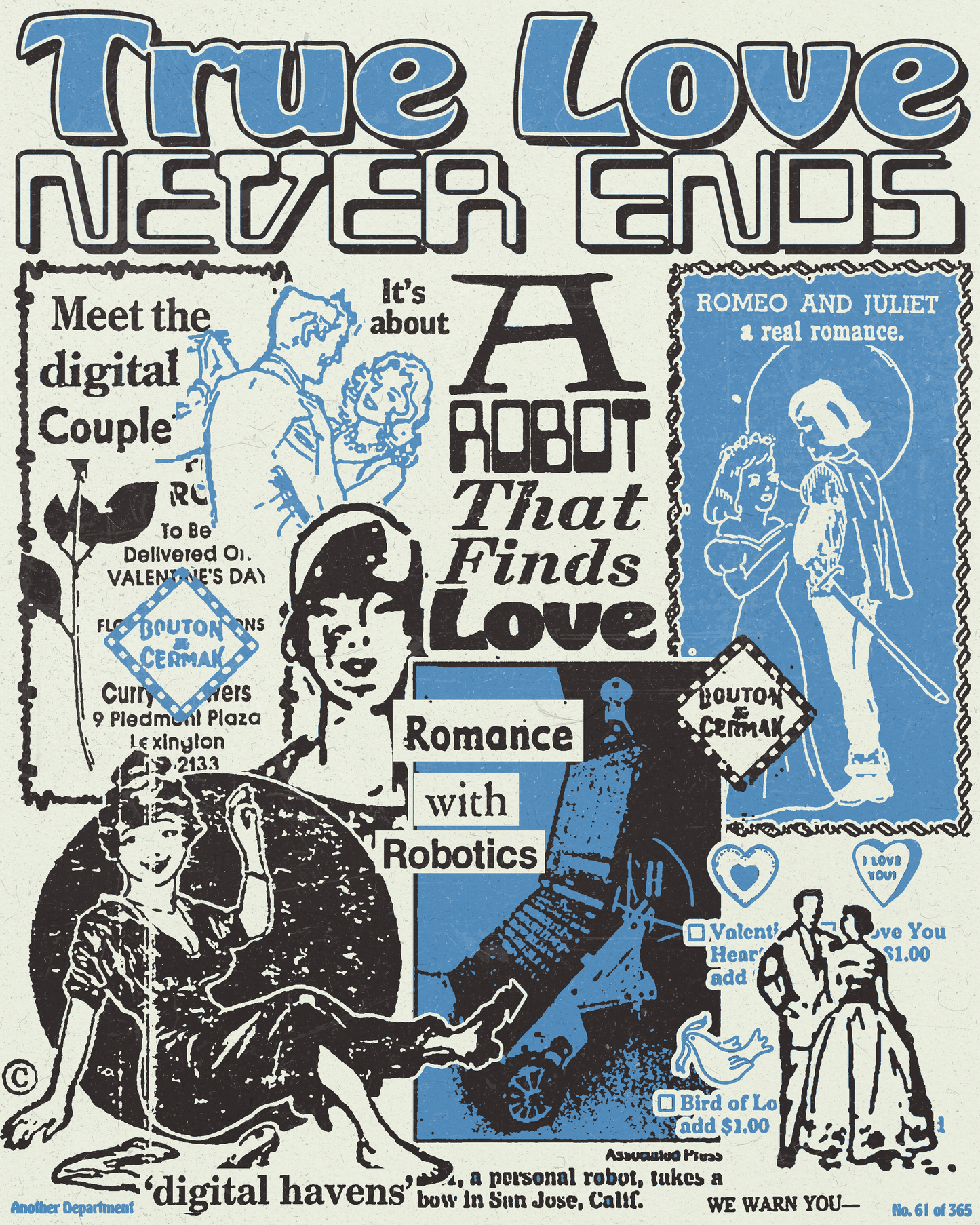 Artistic posters and print design from Another Department
