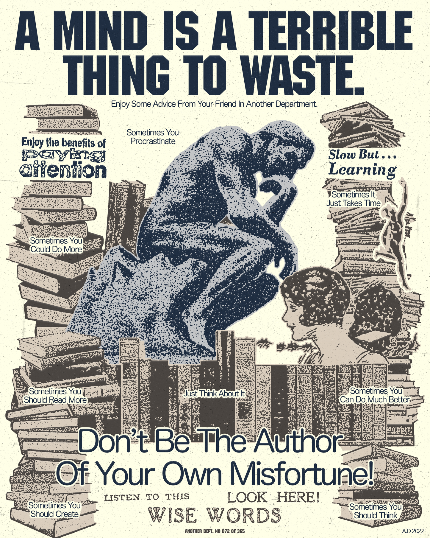 Artistic posters and print design from Another Department