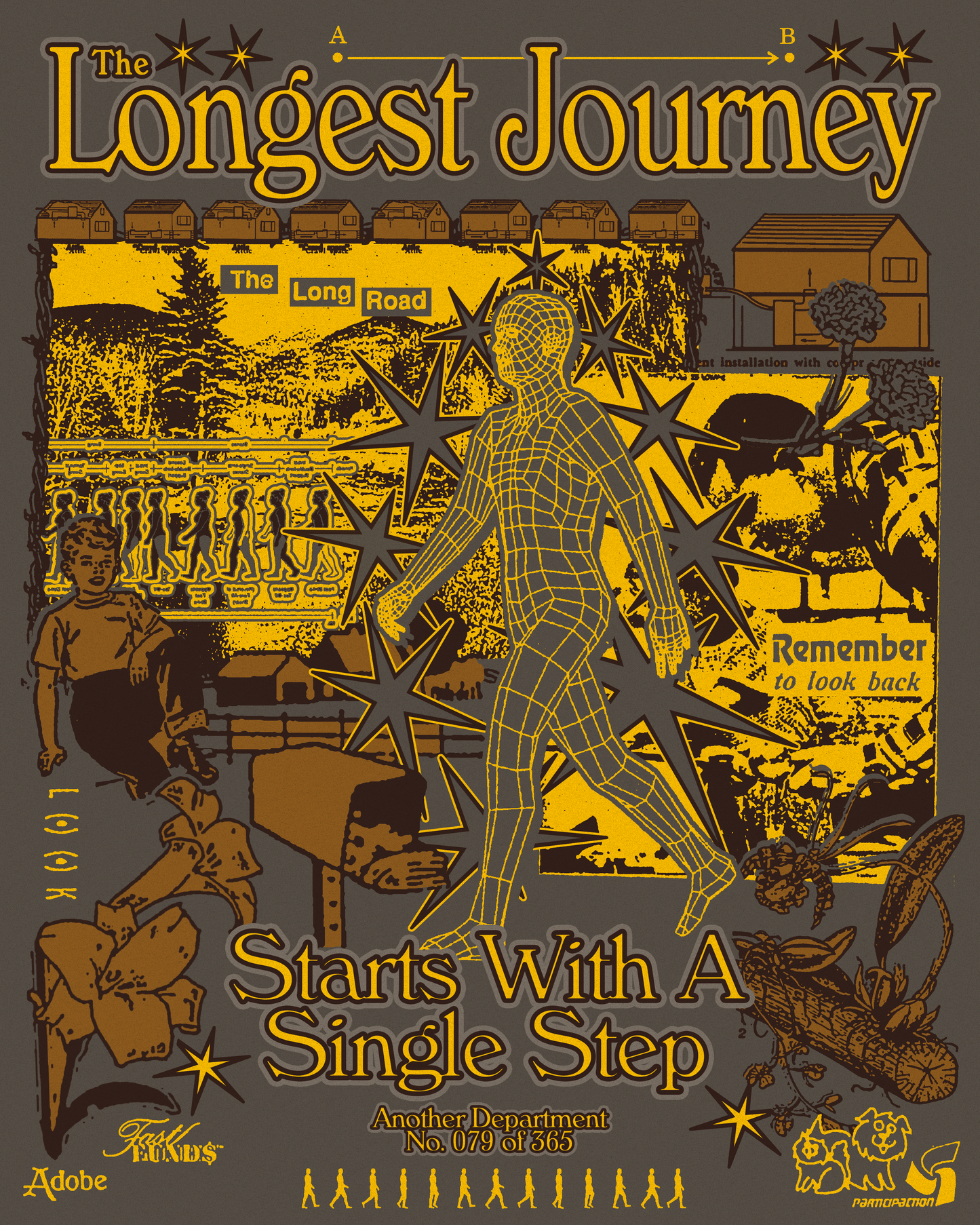 Artistic posters and print design from Another Department