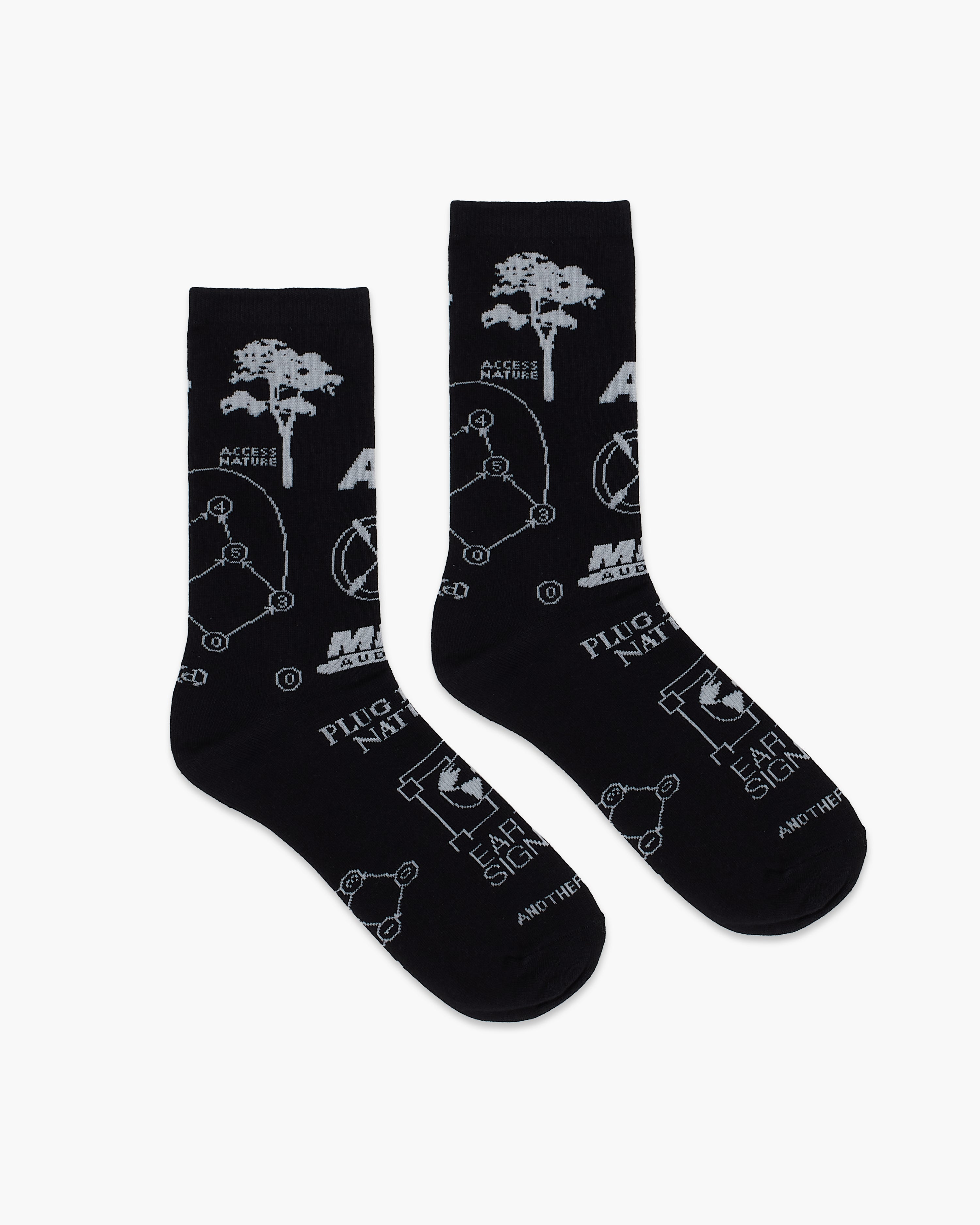 Earth Signal Socks - Black