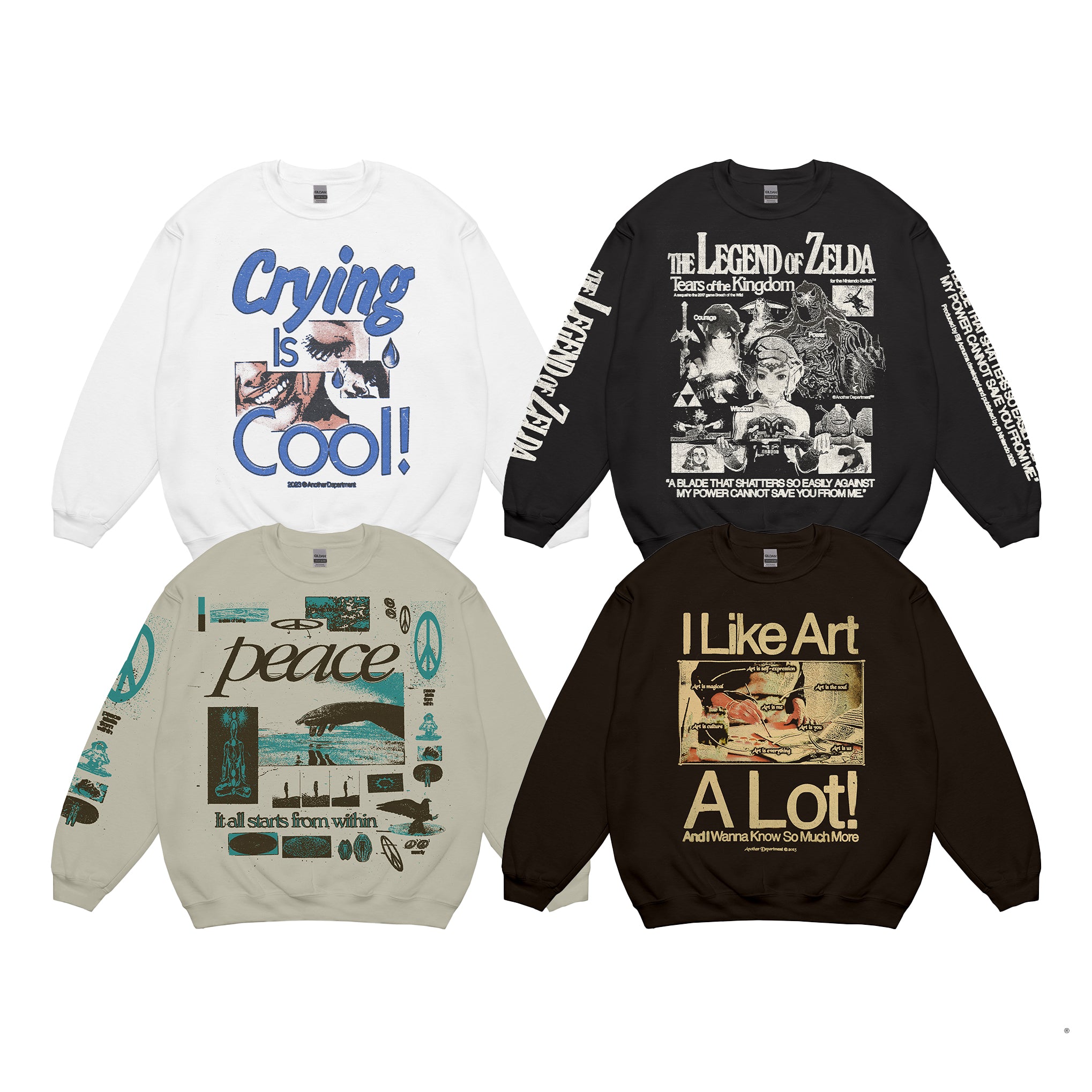 Gildan Heavy Blend™ Sweatshirt Mock-up PSD document download