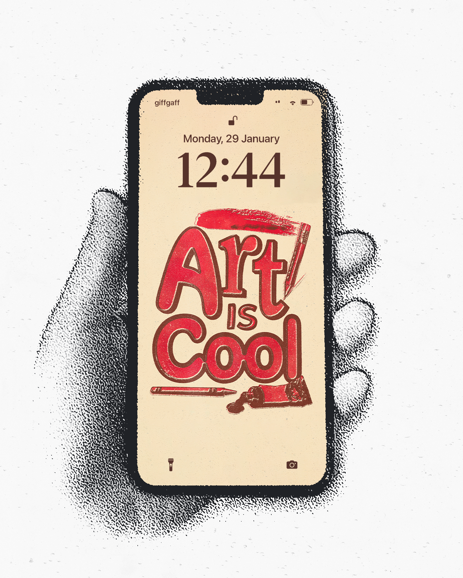 Art Is Cool - Wallpaper