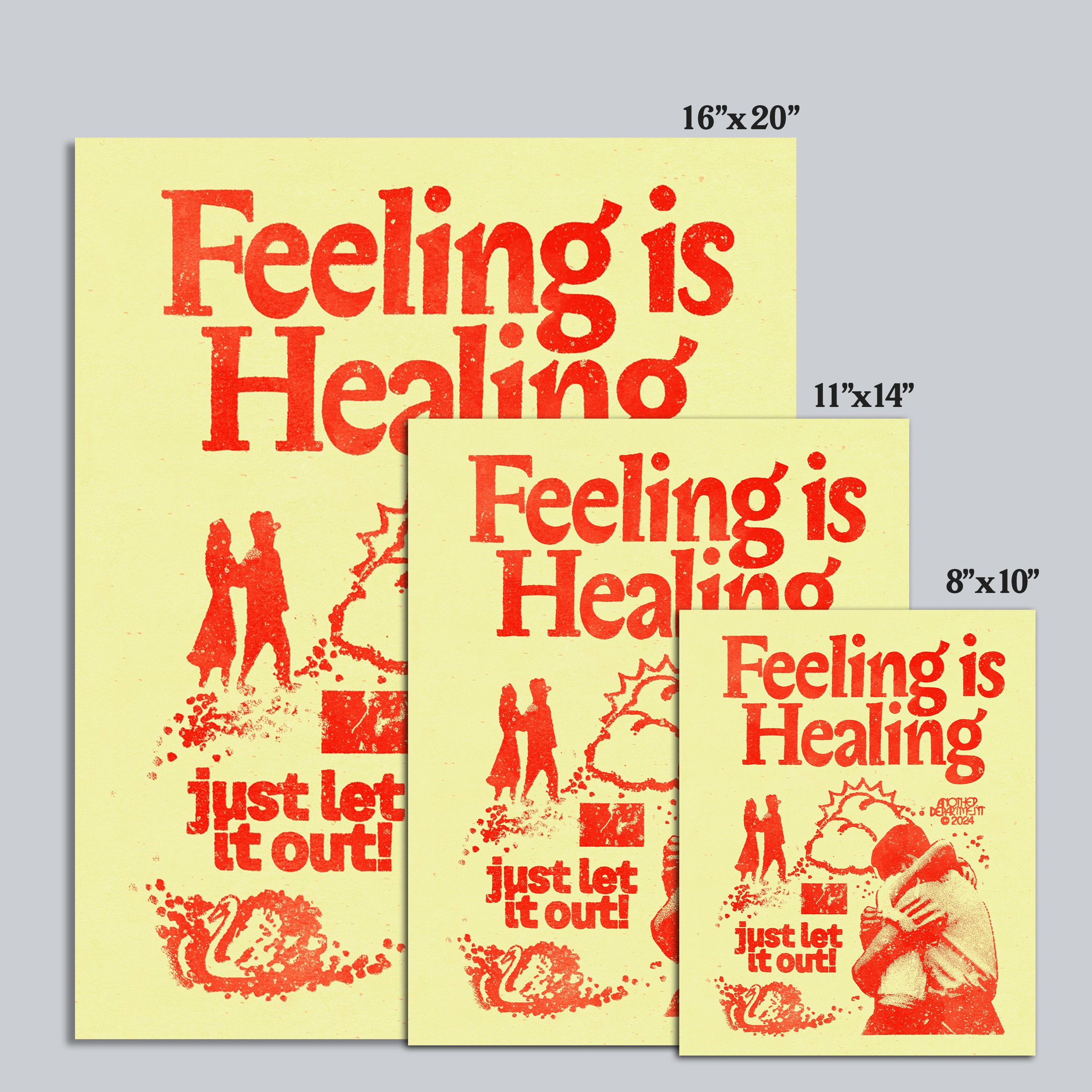 Feeling Is Healing - Print