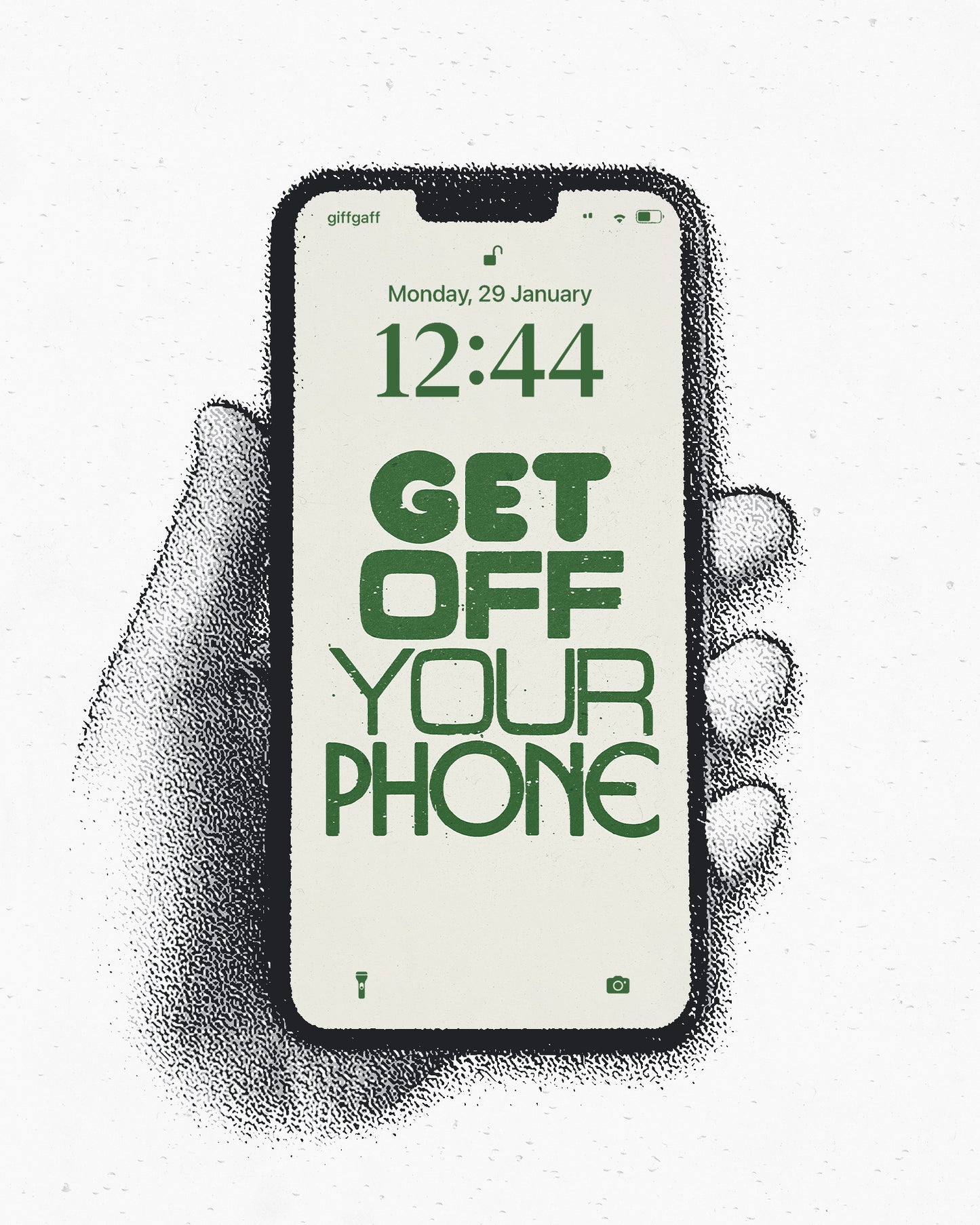 Get Off Your Phone - Wallpaper