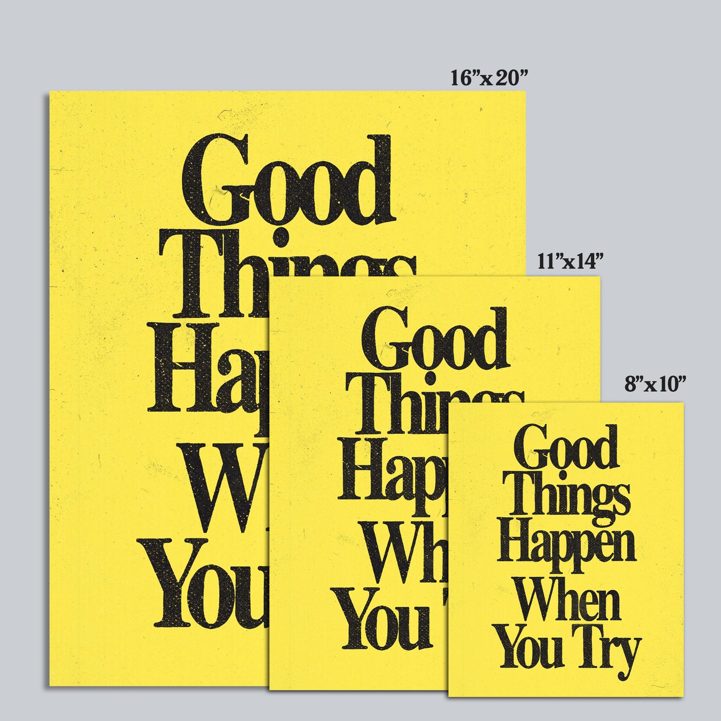 Good Things (Yellow) - Print