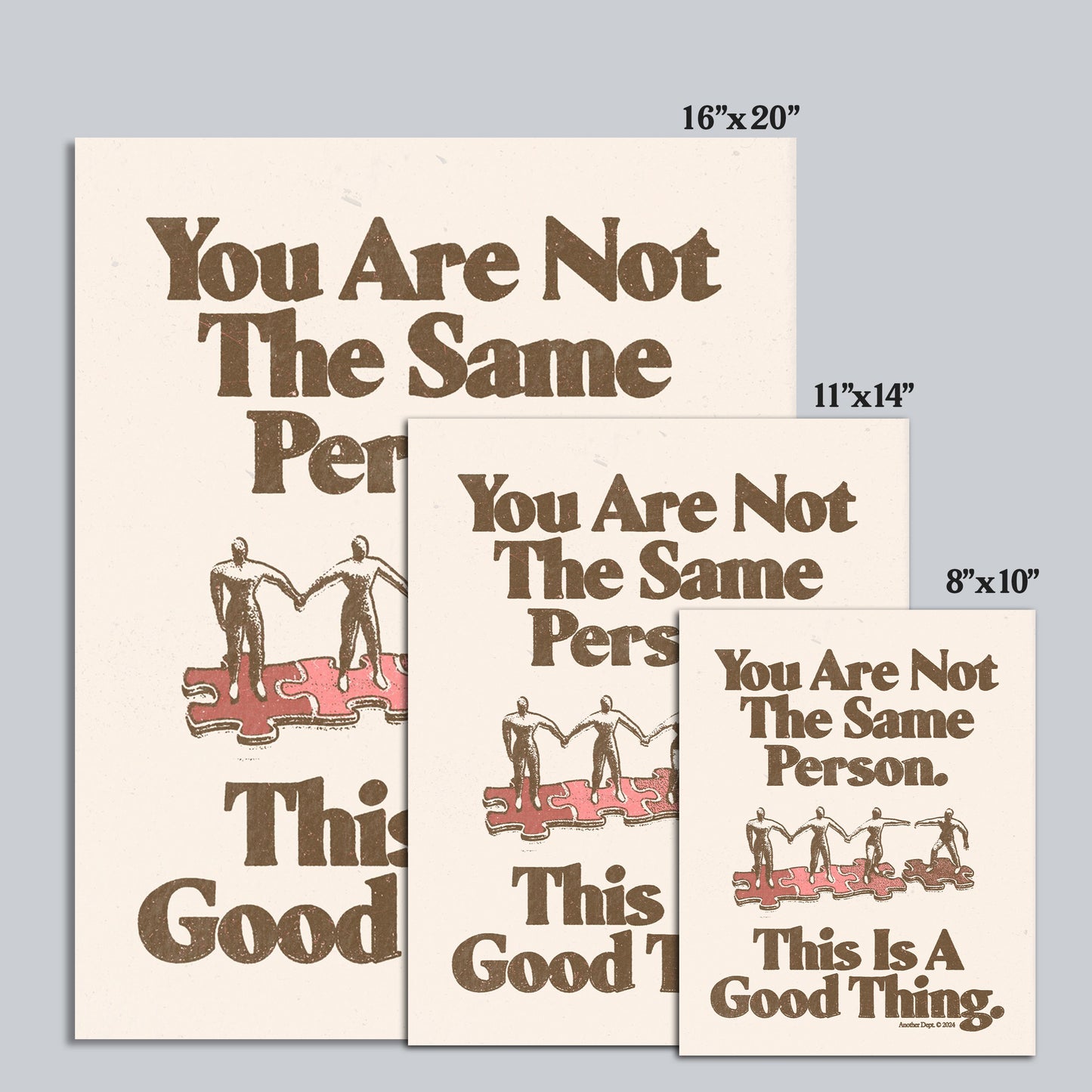 You Are Not The Same Person - Print