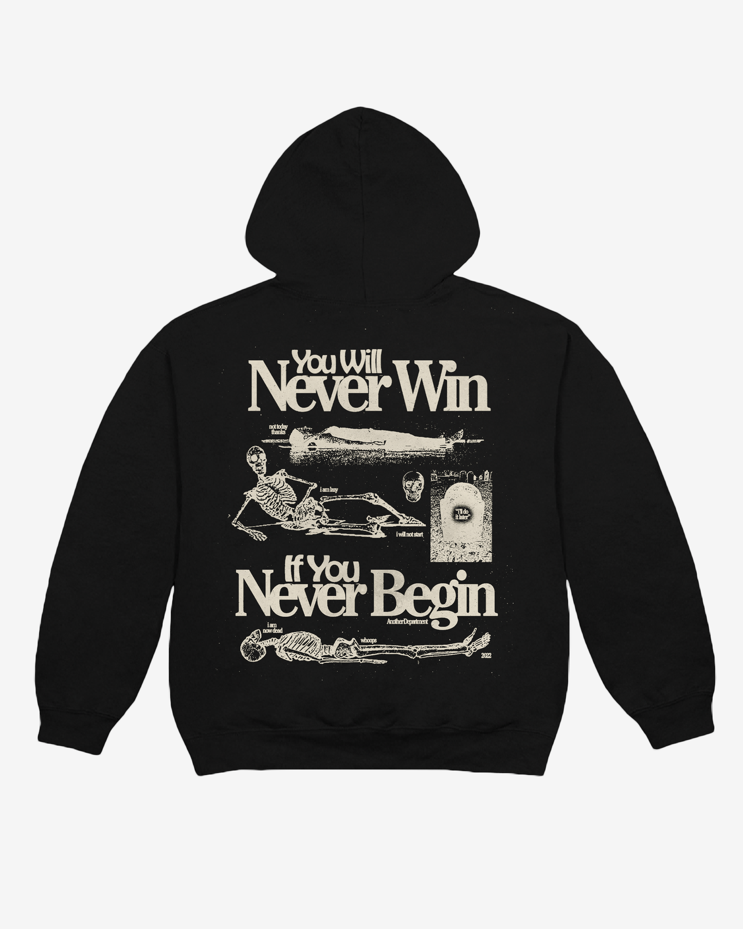 Never Win Hoodie - Black