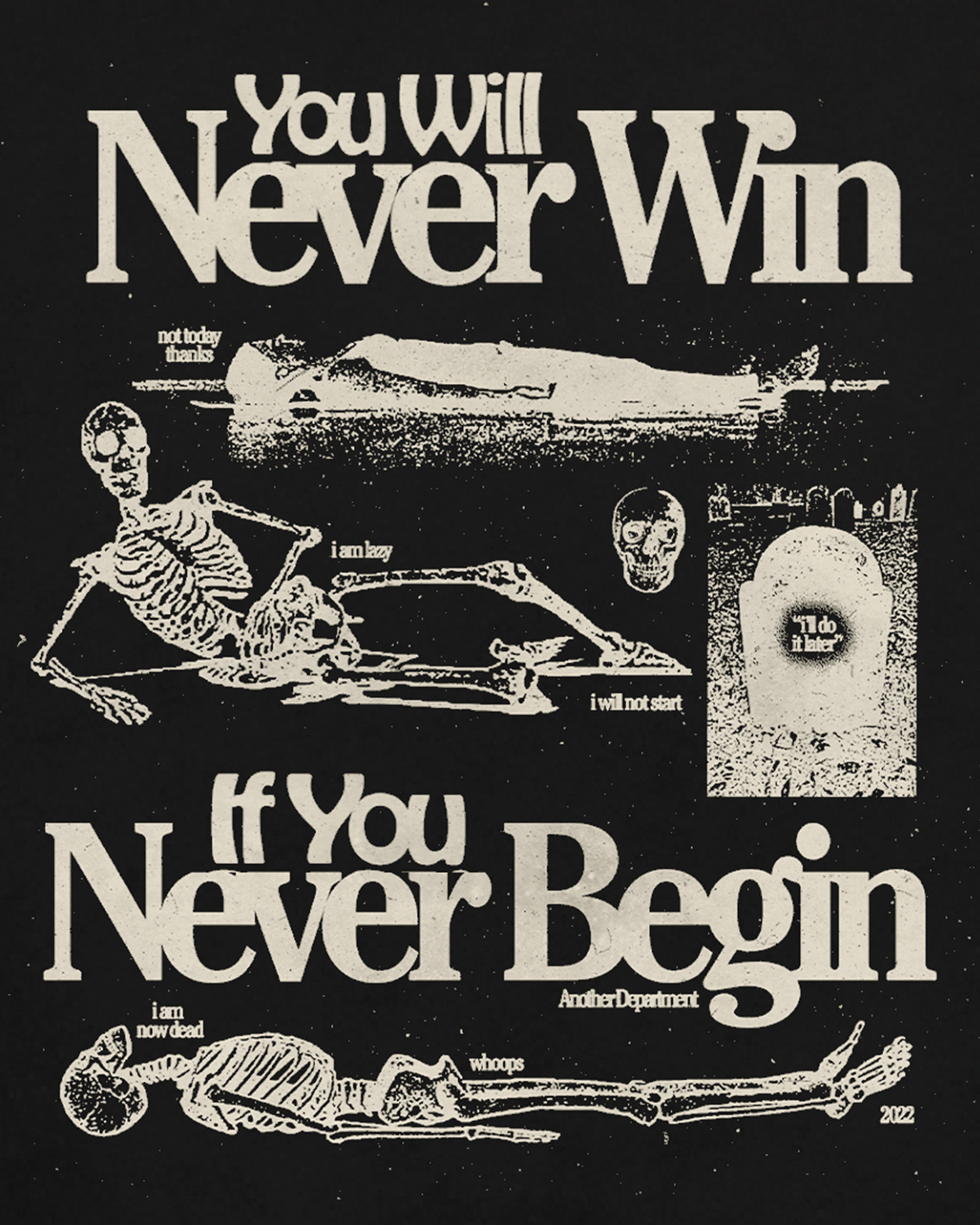 Never Win Hoodie - Black