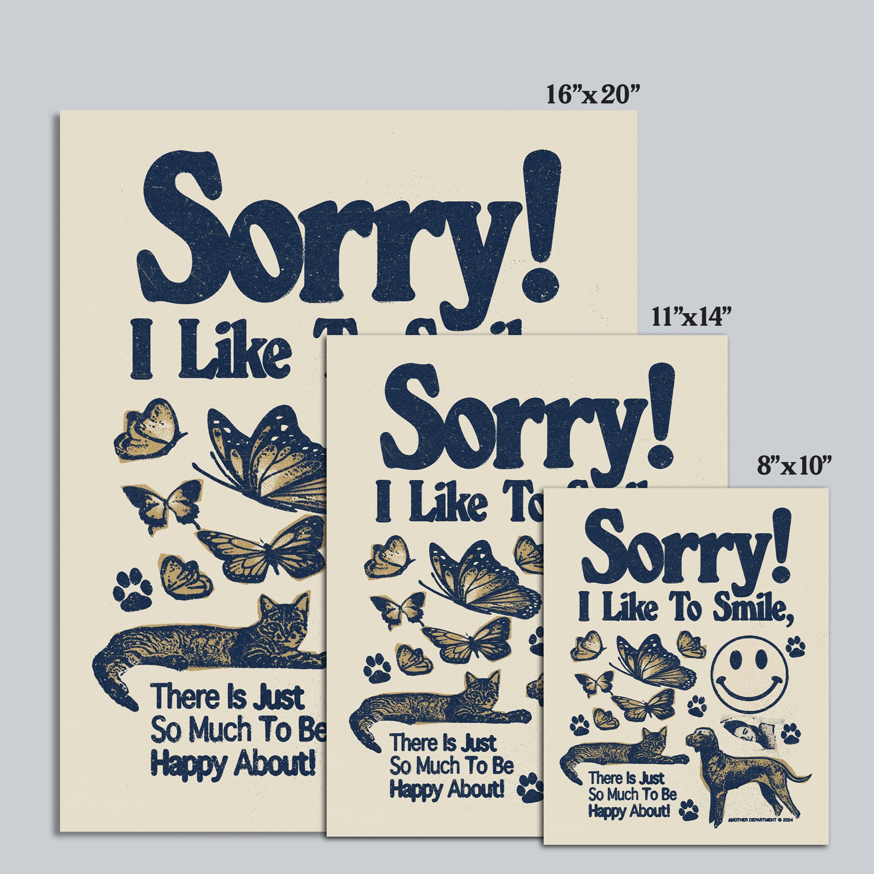 Sorry I Like To Smile - Print