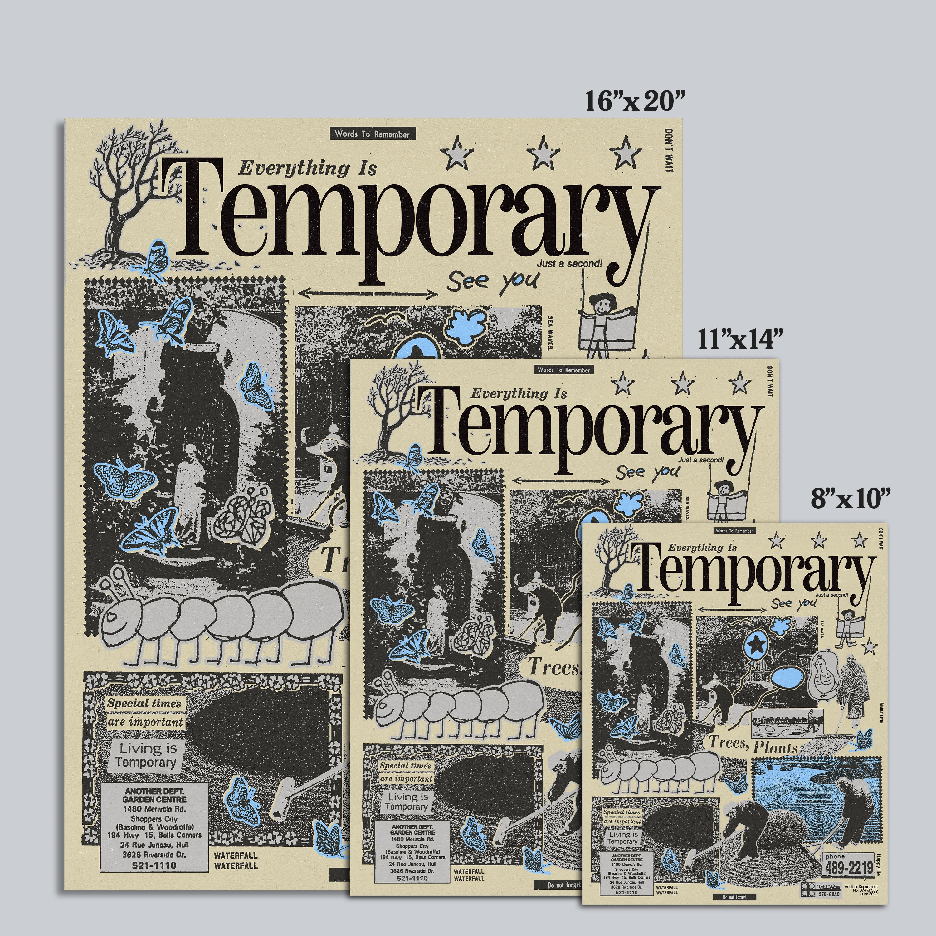 Everything is Temporary - Print