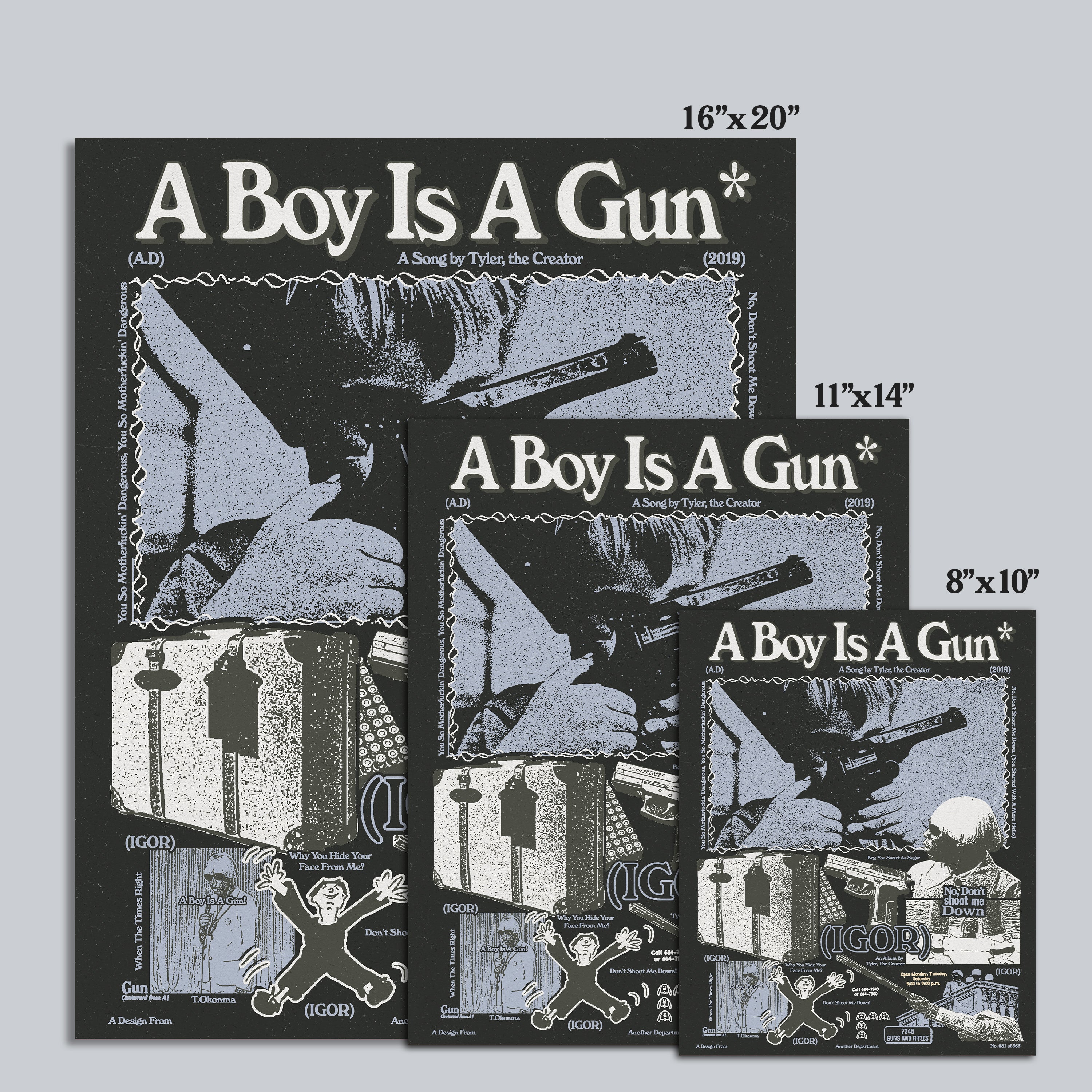 A Boy is a Gun - Print