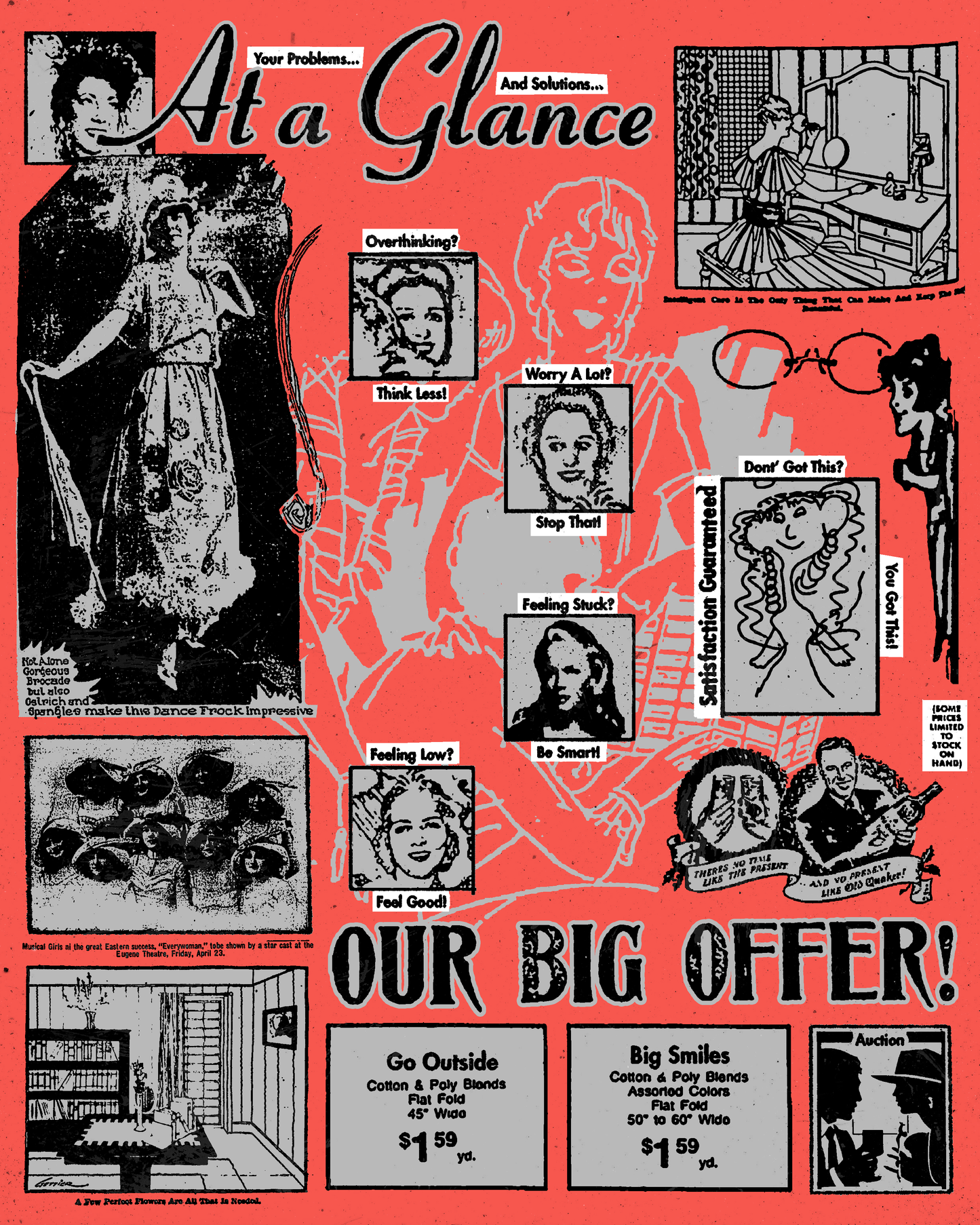 Artistic posters and print design from Another Department