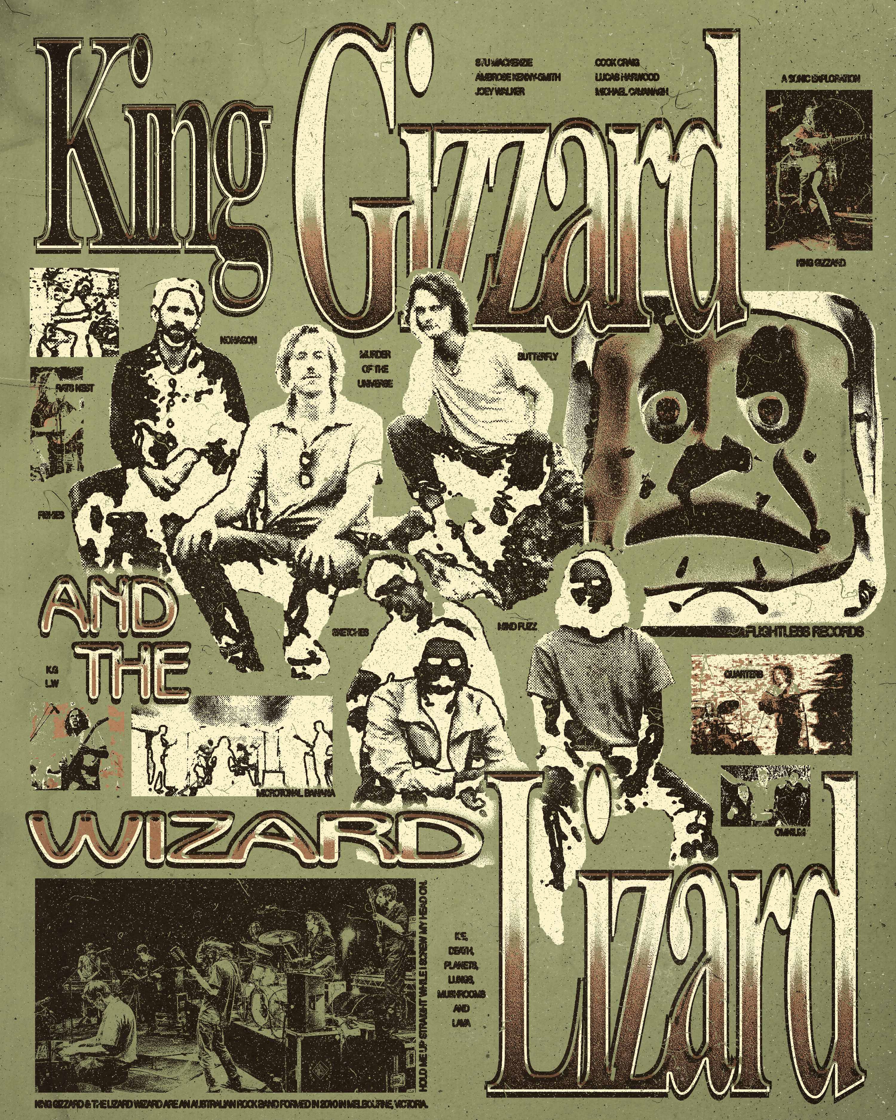 King Gizzard - Print