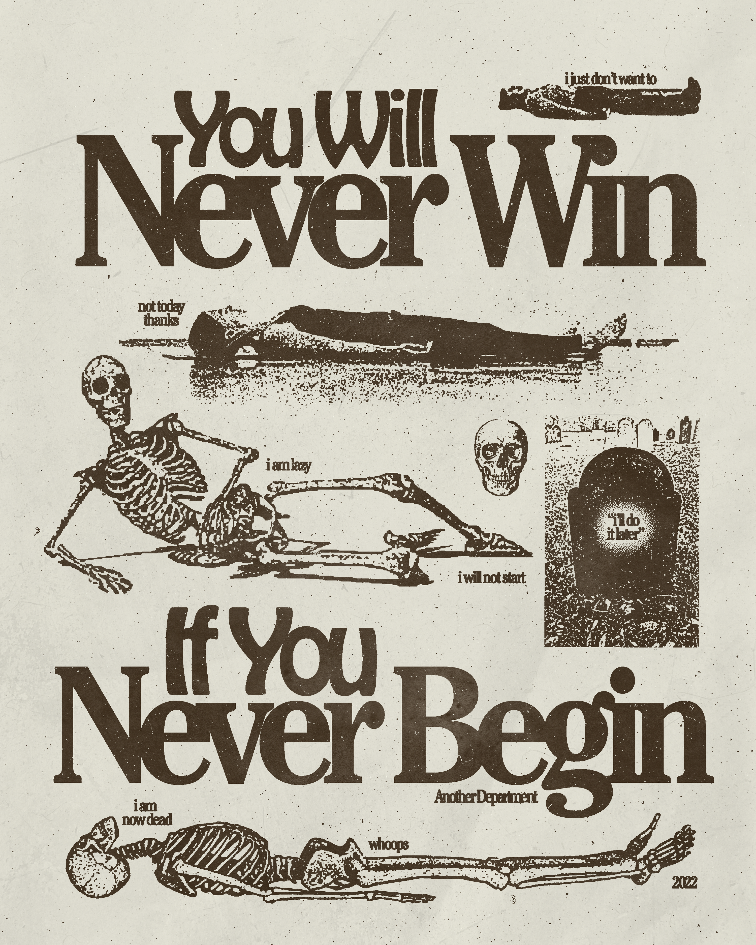 You Will Never Win - Print