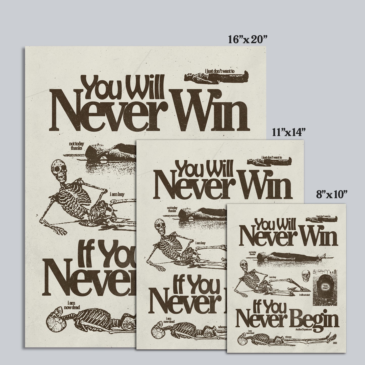 You Will Never Win - Print