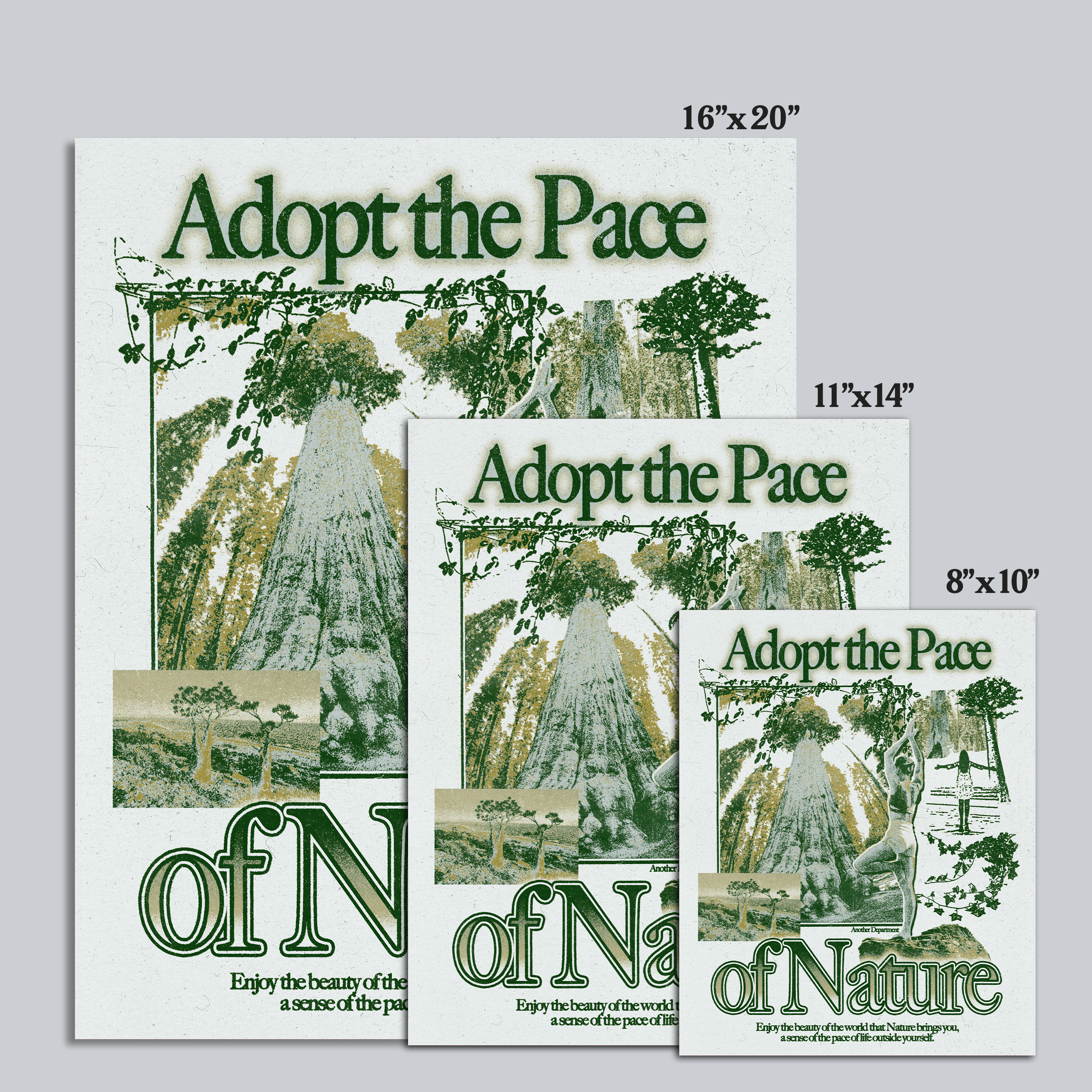 Adopt The Pace Of Nature - Print