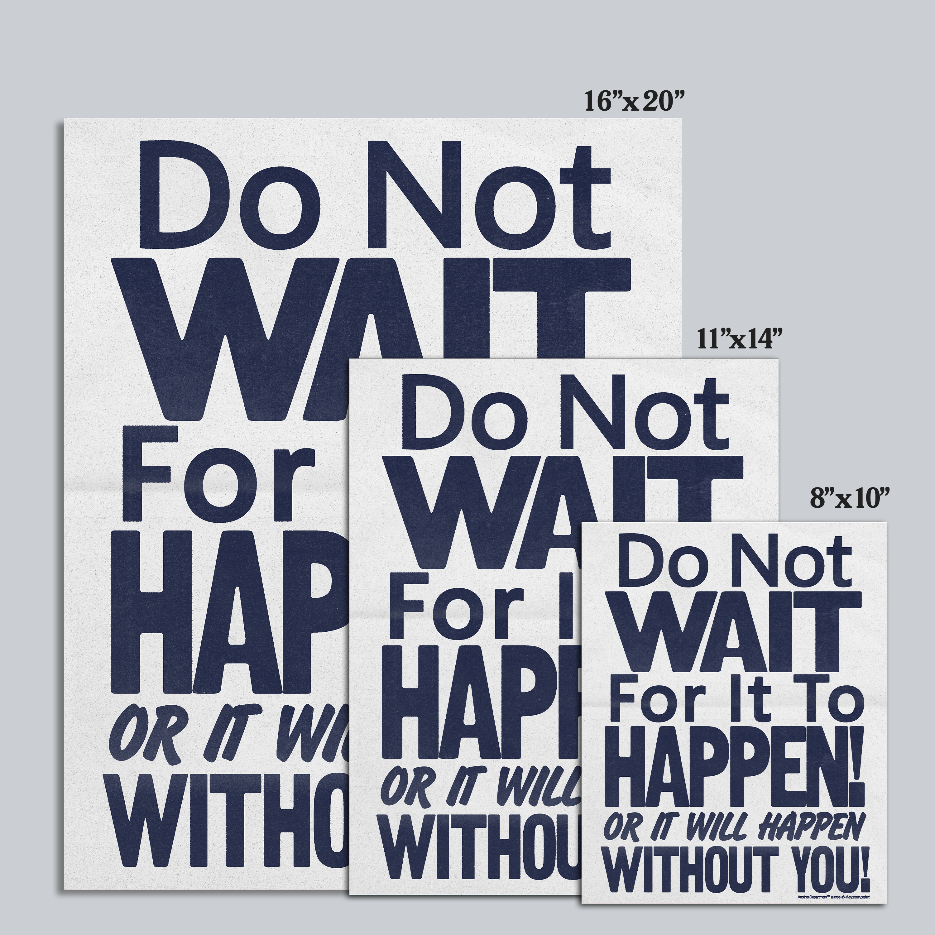 Do Not Wait - Print