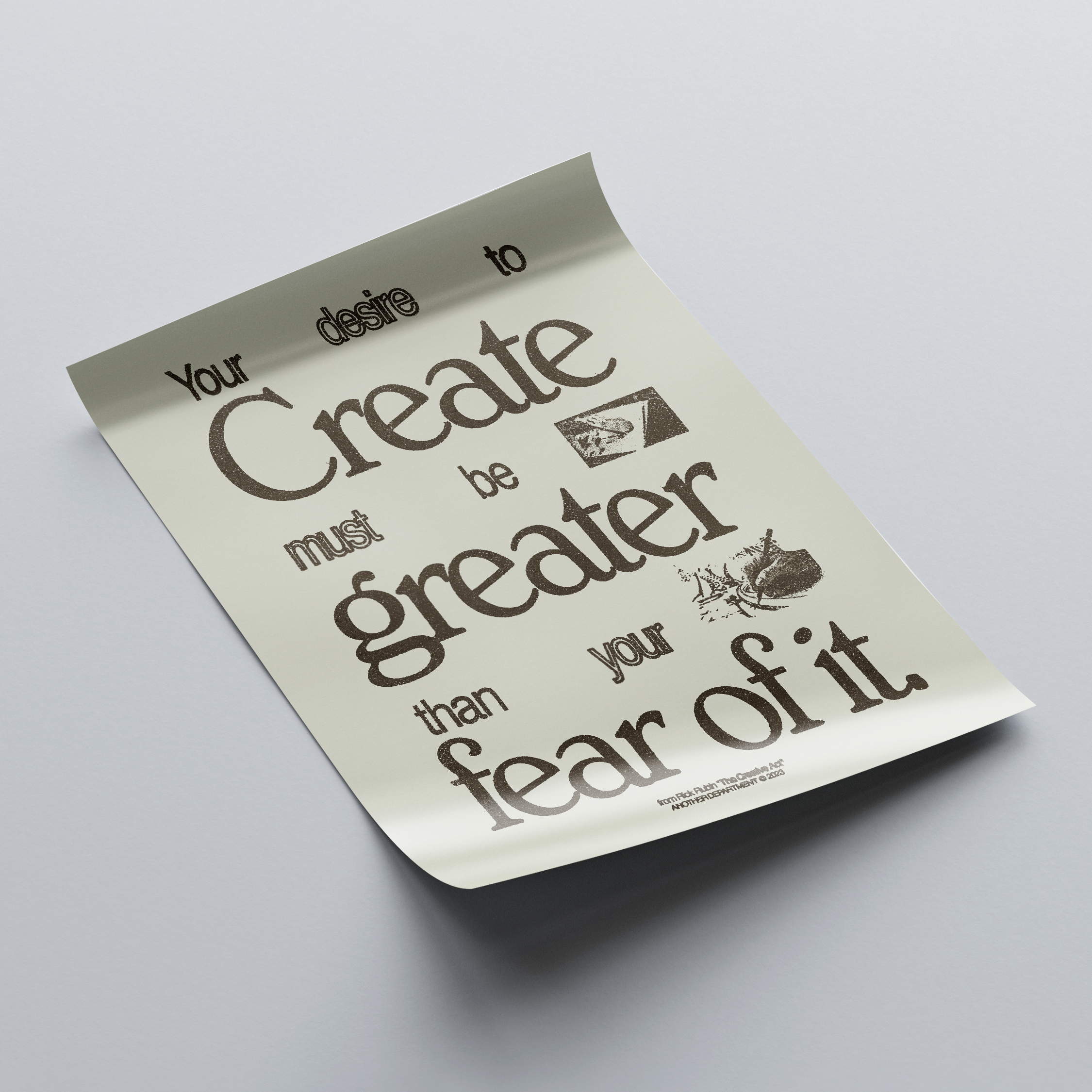 Your Desire To Create - Print