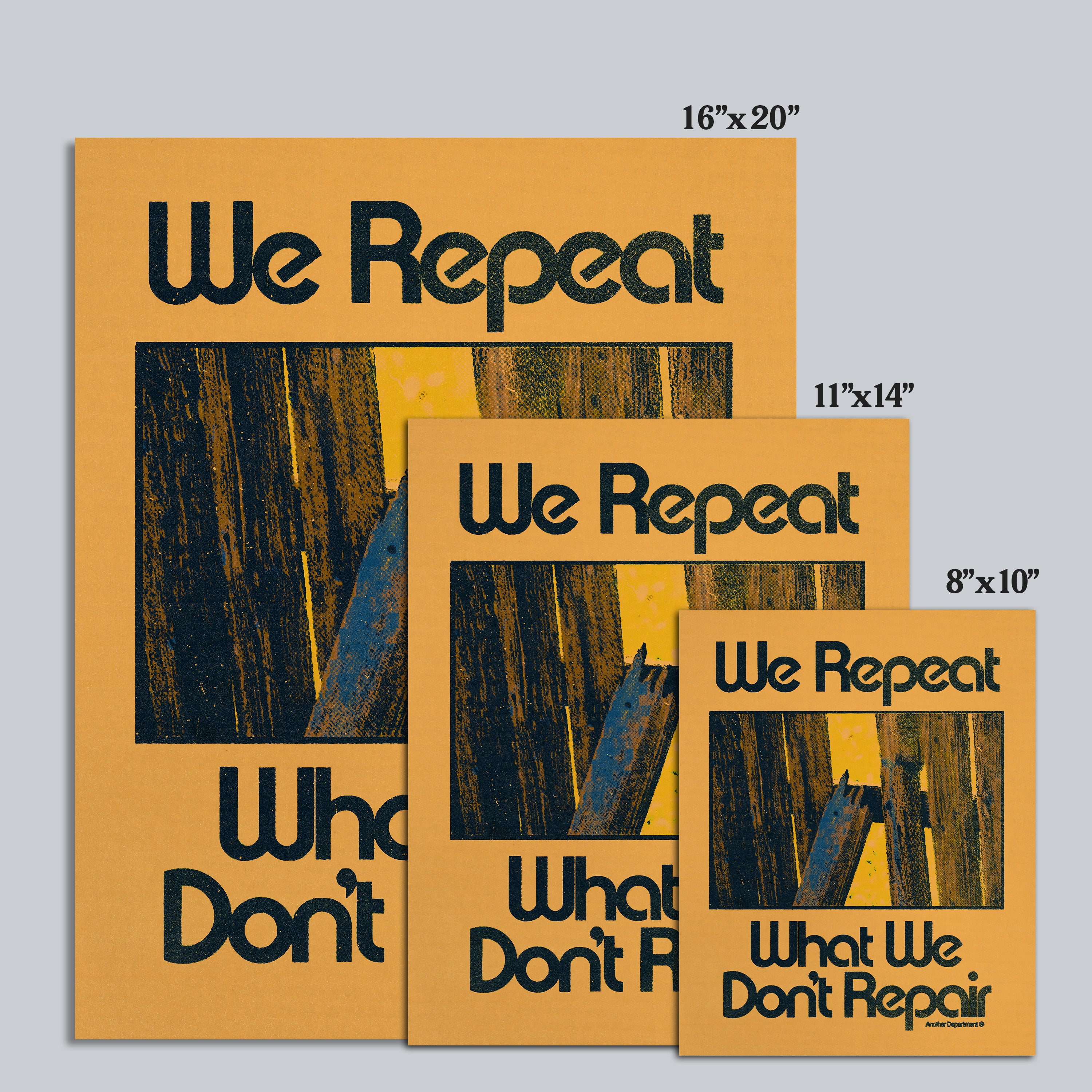 We Repeat What We Don't Repair - Print